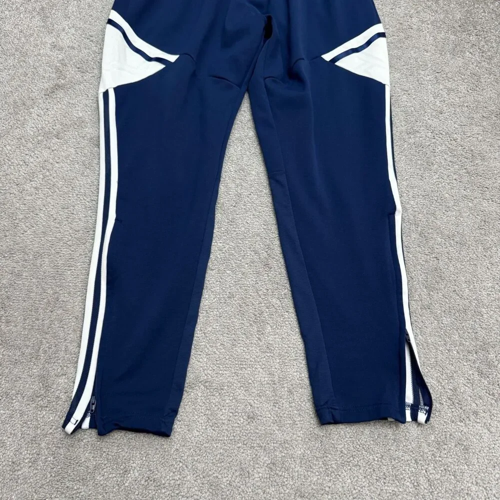 Adidas Tiro 23 League Track Joggers Pants Large Mens Blue White 3-Striped Soccer